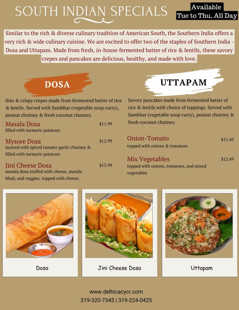 Weekday Special Menu - Page 1